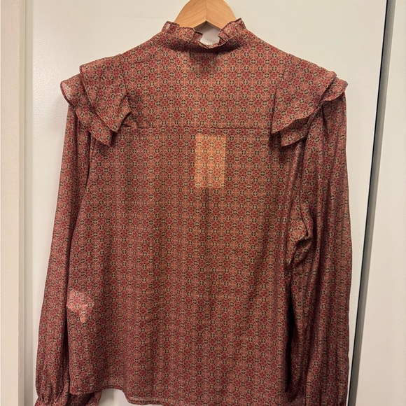 Floral Ruffle Blouse - Picture 3 of 3